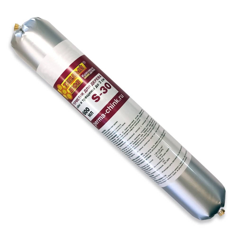 Герметик «Тёплый шов» S-30 для деревянного дома